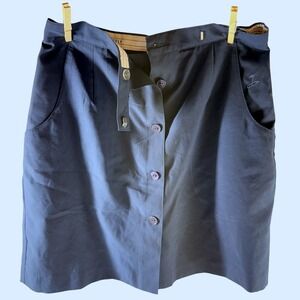 LizGolf by Liz Claiborne Womens Navy Blue Button Front Golf Skort Skirt Size 6